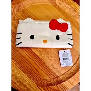Hello Kitty Wallet Clutch Red Bow Kawaii Cute Sanrio  Fashion